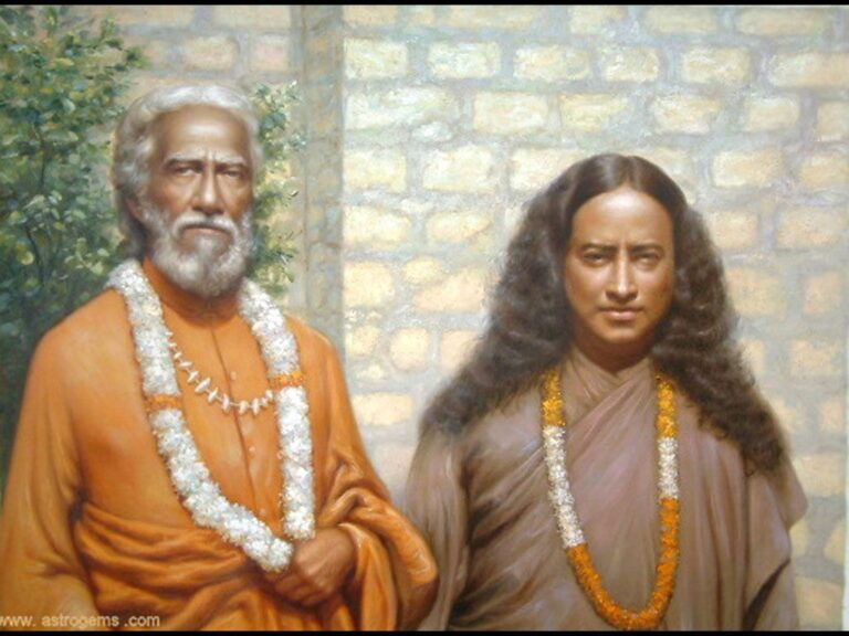 Two spiritual saints standing in image.