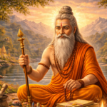Rishi Shukracharya meditating with divine wisdom and serenity always