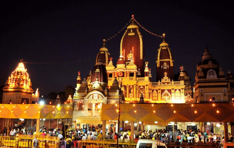Laxminarayan Temple night image