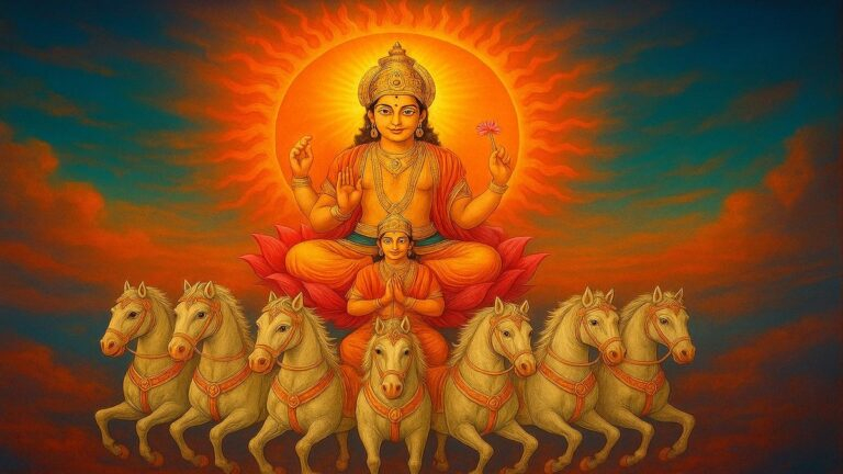 Lord Surya divine chariot image