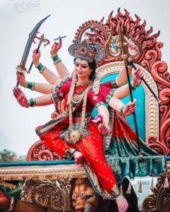 Goddess Durga idol photo