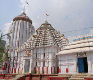 White spires of sacred Shri Biraja Temple