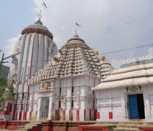 White spires of sacred Shri Biraja Temple