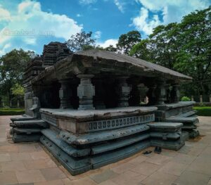 Ancient stone temple structure picture.