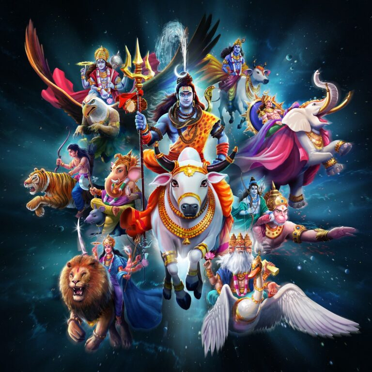 artstation hindu concept of god digital painting binu balan 1