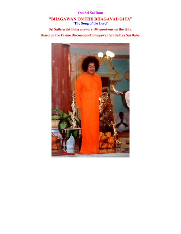 100-answers on gita by baba