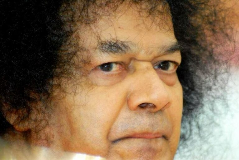 Spiritual leader closeup portrait with serene expression