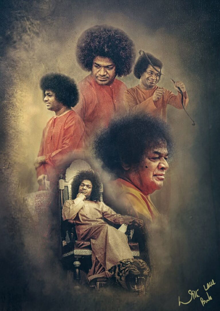 Sathya Sai Baba collage picture