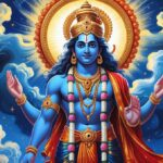 Lord Vishnu divine blessing artwork image