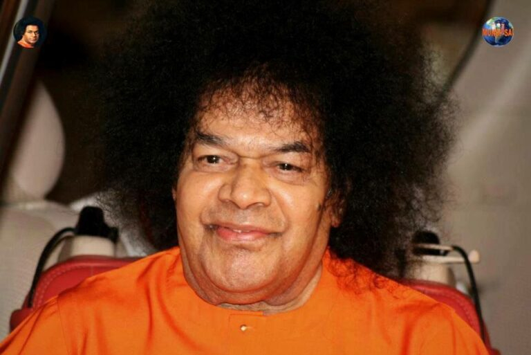 Sathya Sai Baba smiling portrait image