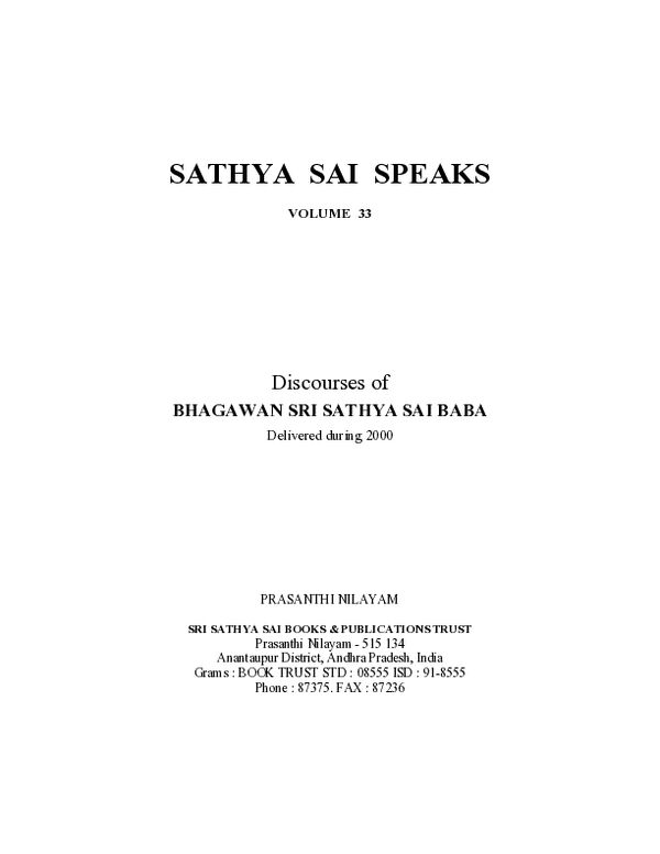 Volume Thirty Three
