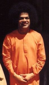 Sri Sathya Sai Baba standing gracefully image
