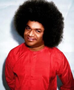 Sathya Sai Baba smiling portrait image