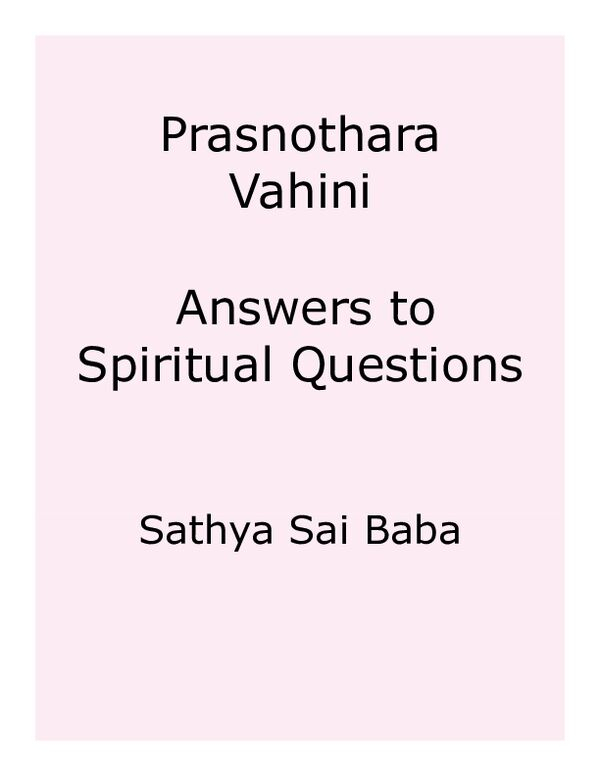 prasnothara-vahini