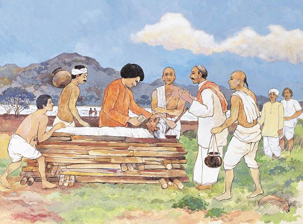 Bhagwan Shri Sathya Sai Baba serene sacred portrait image