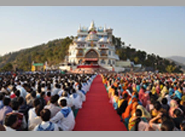 Shri Sathya Sai Baba sacred serene temple photo