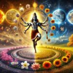 Lord Shiva performing cosmic dance picture