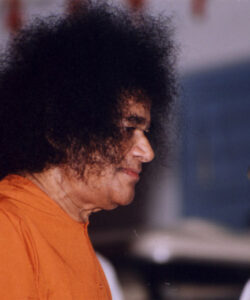 Shri Sathya Sai Baba sacred devotional singing image