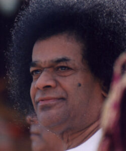Shri Sathya Sai Baba sacred compassionate darshan image