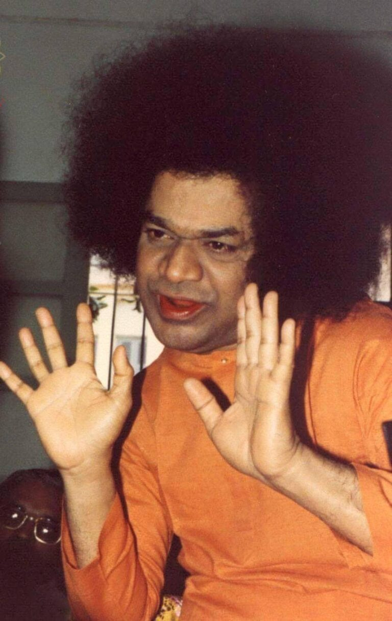 Sri Sathya Sai Baba smiling divine portrait image