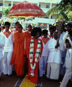 Bhagwan Shri Sathya Sai Baba serene spiritual gathering image