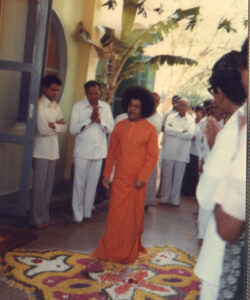 Shri Sathya Sai Baba tranquil divine blessing photo