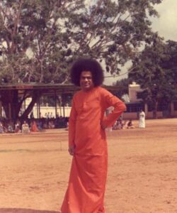 Shri Sathya Sai Baba serene spiritual blessing image
