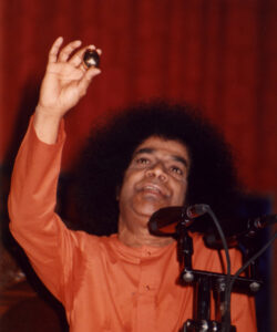 Bhagwan Shri Sathya Sai Baba serene spiritual blessing image