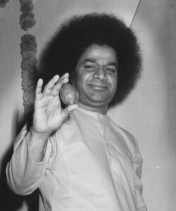 Shri Sathya Sai Baba sacred compassionate darshan image