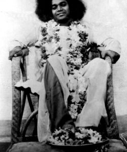 Shri Sathya Sai Baba graceful divine blessing photo