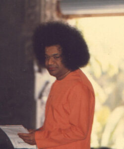 Bhagwan Shri Sathya Sai Baba divine temple gathering photo