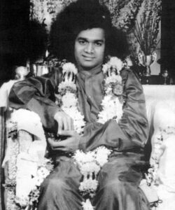 Shri Sathya Sai Baba sacred devotional singing image