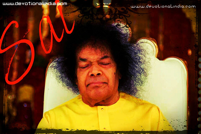 Bhagwan Shri Sathya Sai Baba peaceful ashram divine photo