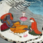 Lord Vishnu with Goddess Lakshmi image