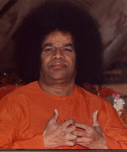 Shri Sathya Sai Baba tranquil divine blessing photo
