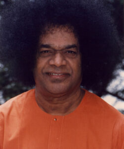 Shri Sathya Sai Baba divine smiling sacred portrait
