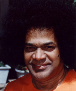 Shri Sathya Sai Baba tranquil divine blessing photo
