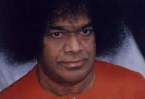 Shri Sathya Sai Baba divine smiling sacred portrait
