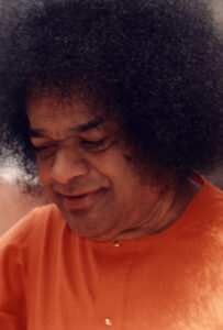 Shri Sathya Sai Baba divine smiling sacred portrait