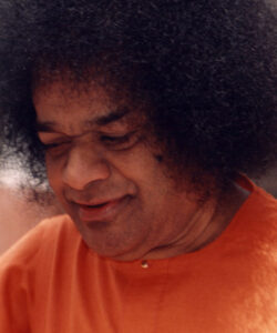 Shri Sathya Sai Baba divine smiling sacred portrait