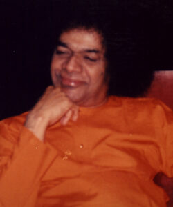 Shri Sathya Sai Baba serene compassionate blessing image