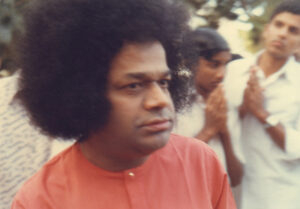 Shri Sathya Sai Baba divine compassionate blessing image