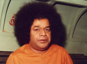 Shri Sathya Sai Baba sacred darshan peaceful picture