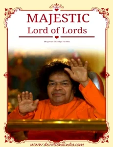 Shri Sathya Sai Baba sacred compassionate darshan photo