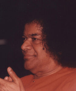 Shri Sathya Sai Baba tranquil divine blessing photo