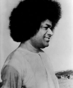 Bhagwan Shri Sathya Sai Baba inspiring devotional presence image