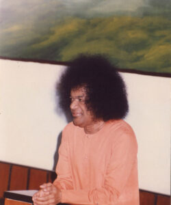 Shri Sathya Sai Baba serene compassionate blessing image