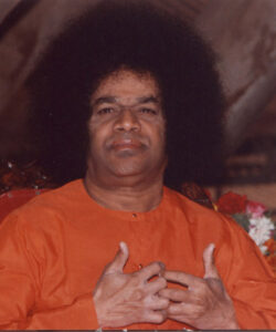 Shri Sathya Sai Baba serene spiritual blessing image