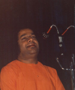 Shri Sathya Sai Baba tranquil divine blessing photo