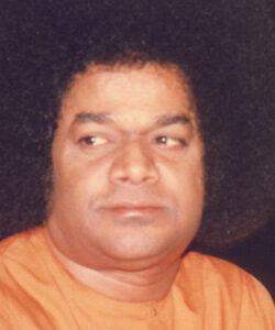 Shri Sathya Sai Baba divine smiling sacred portrait image